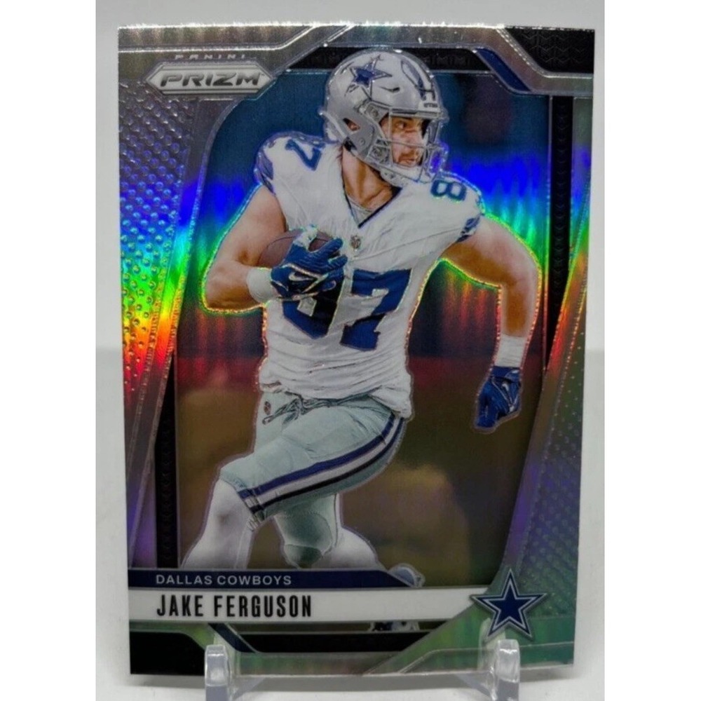 2024 Panini Prizm‎ Jake Ferguson #76 Silver Prizm